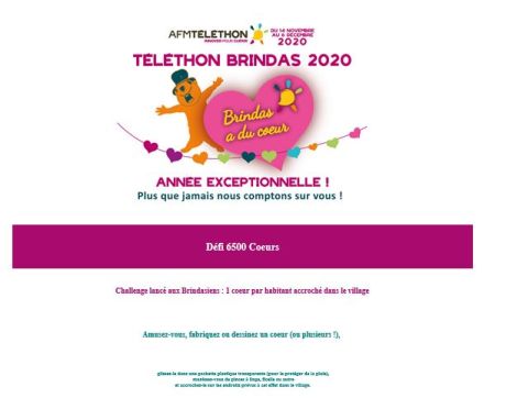 Téléthon Brindas  2020