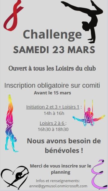 Challenge du 23 mars 2024