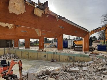 Suite des travaux à la Piscine Intercommunale des Vallons du Lyonnais