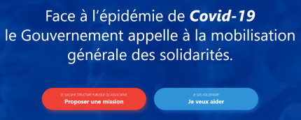 COVID-19 : Appel à la mobilisation citoyenne