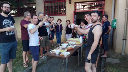 BARBECUE  JUIN 2017 et APERO après remise des ceintures