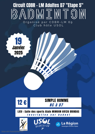 Etape 5 circuit CDBR simples Hommes