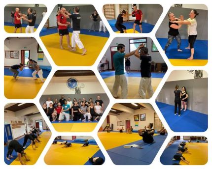 Cours commun Yoga /Self defense du 8 juin 2023