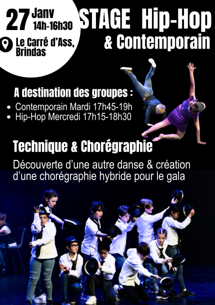 STAGE MIX CONTEMPORAIN / HIP-HOP