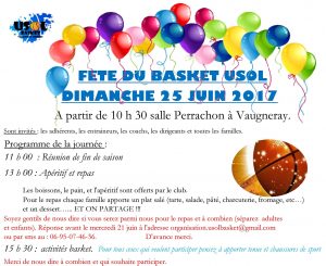 Le Basket en fête le 25 juin !