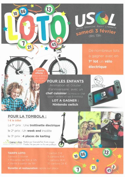 LOTO USOL 3 Février