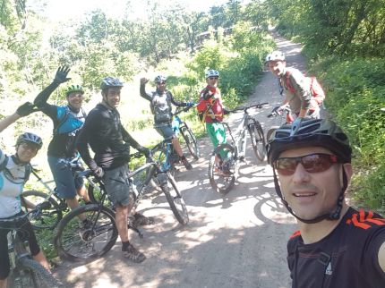 Ambiance des groupes VTT du dimanche