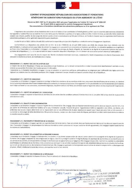 Contrat d'Engagement Républicain