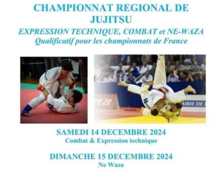 Retour sur le Championnat régional de JUJITSU (Andrezieu boutheon) le 15 decembre dernier