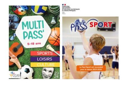 Reconduction Multipass (CCAS de Vaugneray), passeport jeunes (CCAS de Brindas) et Pass Sport pour la saison 2024-2025