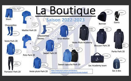 Boutique 2022-2023