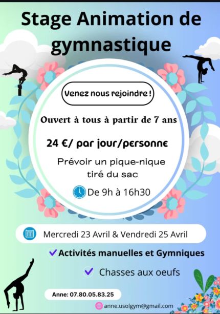 Stage de Printemps 2025
