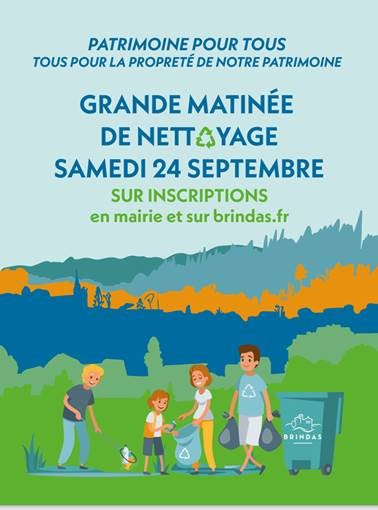Matinée nettoyage sur Brindas le 24 septembre 2022