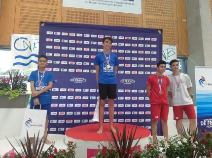 Victor Tardiou médaille d'argent en Minime à 1 mètre