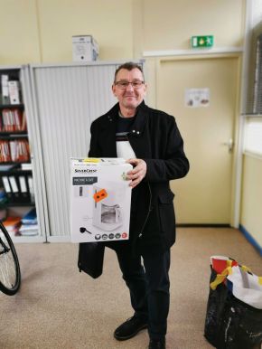 remise de la machine à café