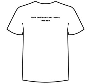 Vente Tee-Shirts respirants blancs à l'occasion de nos 50 ans