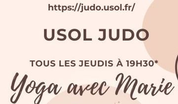 Cours de Yoga les jeudis !