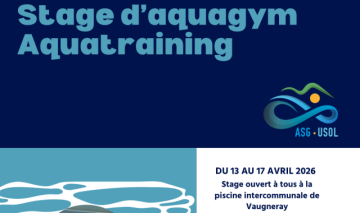 Stage Aquatraining/ Aquagym avril 2026