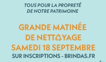 Grande matinée nettoyage à Brindas 18 septembre 2021