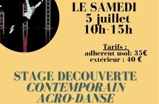 Stage découverte Contemporain / Acrodanse 05.07.2025