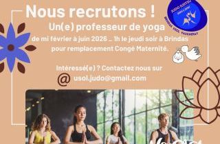 L’USOL Judo recrute un professeur de yoga !