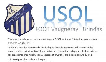 Informations nouvelle saison Football