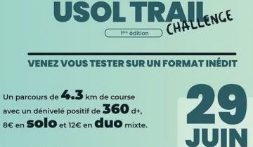 Les inscriptions sont lancées pour notre 1ère edition UsolTrailChallenge