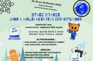 Stage d'hiver Judo et Multi activités enfants/ados