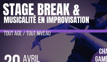 Stage Break & musicalité en improvisation : 20 avril 2023