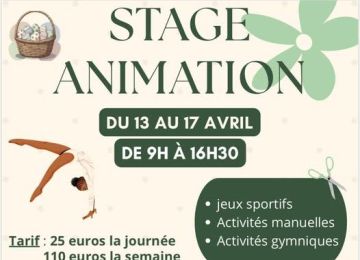 Stage Animation Avril 2025 ouverts à tous de 6 à 15 ans