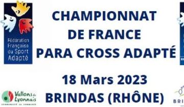 Championnat de France Para Cross Adapté le 18 mars à Brindas