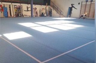 Changement du praticable Salle Stella Perrachon  !