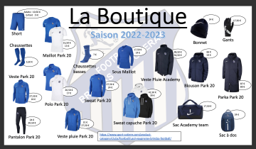 Boutique 2022-2023