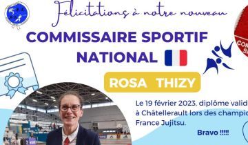 Rosa Thizy Commissaire Sportif National