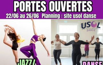 PORTES OUVERTES reportées à la semaine du 29 juin - 03 juillet