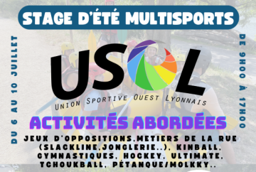 Stage d'été 2026