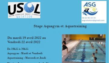 Stage Aquatraining -Aquagym Avril 2022