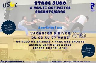 Stage enfants vacances d'hiver 2025