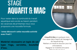 Stage Aquafit & Mac Salle d'Evolution Piscine des Vallons du Lyonnais