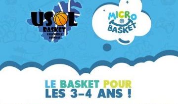 Lancement du Micro Basket les samedis 4 et 18 juin prochain 3/4 ans Salle Perrachon à Vaugneray