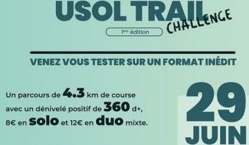 Les inscriptions sont lancées pour notre 1ère edition UsolTrailChallenge