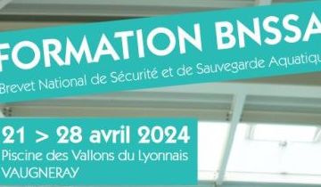Formation BNSSA Piscine Intercommunale des Vallons du Lyonnais