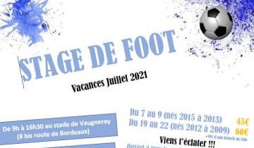Stage de Foot Vacances juillet 2021